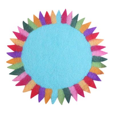 Placemat Zonnebloem Aqua