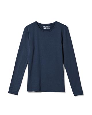 HEMA Dames Themo T-shirt Ronde Hals Blauw (blauw)