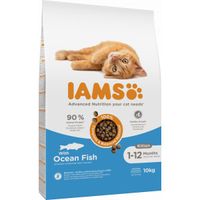 Iams Kitten kattenvoer met zeevis 2 x 10 kg - thumbnail