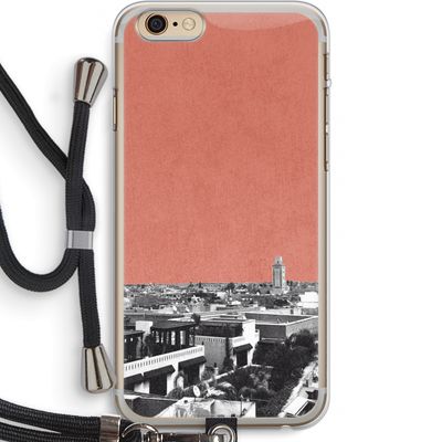 Marrakech Skyline : iPhone 6 PLUS / 6S PLUS Transparant Hoesje met koord