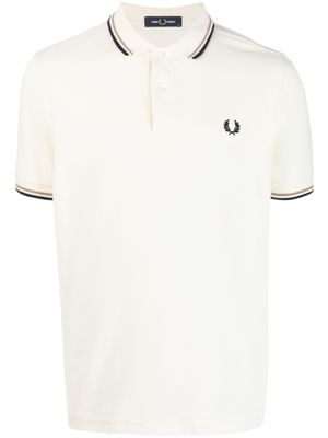 Fred Perry polo à logo brodé - Tons neutres
