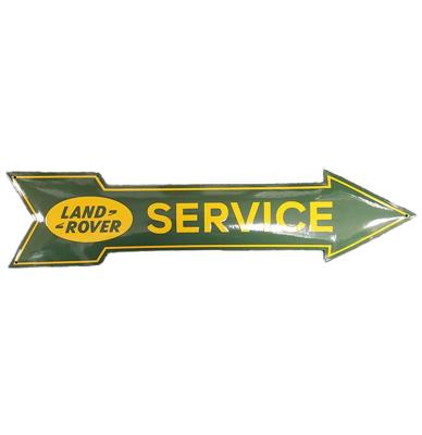 Land Rover Service Pijl Emaille Bord - 90 x 21cm