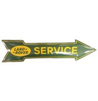 Land Rover Service Pijl Emaille Bord - 90 x 21cm
