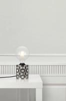 Tafellamp rookglas &apos;Hollywood&apos; Nordlux E27 fitting modern