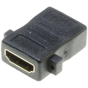 Lyndahl LKPA008 HDMI Adapter [1x HDMI-bus - 1x HDMI-bus] Zwart Vergulde steekcontacten