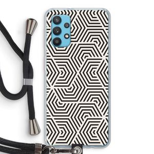 Magic pattern: Samsung Galaxy A32 4G Transparant Hoesje met koord