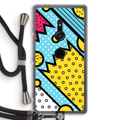 Pop Art #1: Sony Xperia XZ2 Transparant Hoesje met koord