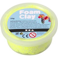 Foam Clay klei Neon geel 35 gram (78929) - thumbnail