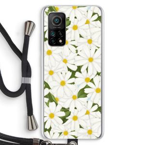 Summer Daisies: Xiaomi Mi 10T 5G Transparant Hoesje met koord
