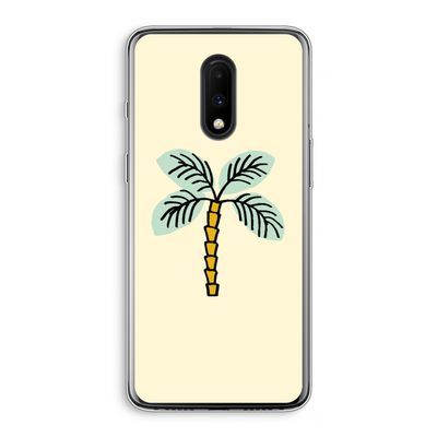 Palmboom: OnePlus 7 Transparant Hoesje