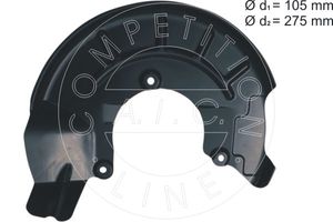 Dekplaat, remschijf AIC, Inbouwplaats: Vooras rechts, u.a. für Seat, Skoda, Audi, VW