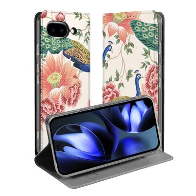 Book Cover Google Pixel 9a Pink Peacock