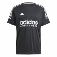 Heren-T-Shirt met Korte Mouwen Adidas Tiro Q1 Zwart - Maat: L