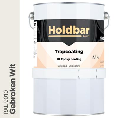 Holdbar Trapcoating Gebroken Wit (RAL 9010) 2,5 kg