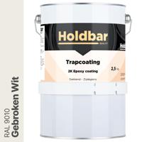 Holdbar Trapcoating Gebroken Wit (RAL 9010) 2,5 kg