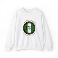 Sweater loose regular wit - FR- Wat gaan we doen vandaag - logo voor groot
