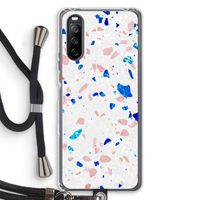 Terrazzo N°6: Sony Sony Xperia 10 III Transparant Hoesje met koord