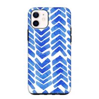Blauwe pijlen: iPhone 12 mini Tough Case