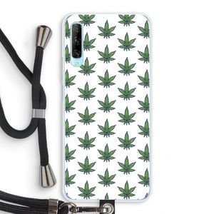 Weed: Huawei P Smart Pro Transparant Hoesje met koord