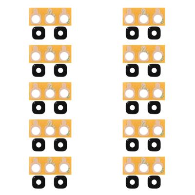 10 stuks Back Camera lenscover met Sticker voor Galaxy J2 Pro (2016)