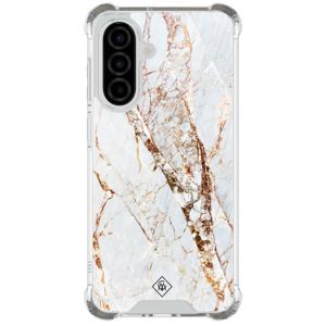 Samsung Galaxy A36 shockproof hoesje - Marmer goud