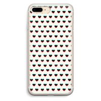 Hartjes: iPhone 7 Plus Transparant Hoesje Hartjes: iPhone 7 Plus Transparant Hoesje