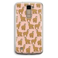 Alpacas: LG K10 (2016) Transparant Hoesje