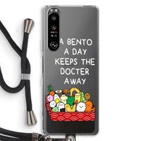 Bento a day: Sony Xperia 1 III Transparant Hoesje met koord