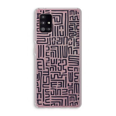 Moroccan Print: Samsung Galaxy A51 5G Transparant Hoesje