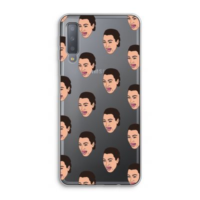 Ugly Cry Call: Samsung Galaxy A7 (2018) Transparant Hoesje