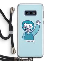 Zwaai: Samsung Galaxy S10e Transparant Hoesje met koord