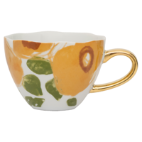 Urban Nature Culture - Good Morning Cup - Cappuccino-/theekop Floral Art Caramel