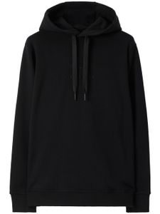 Burberry hoodie en coton à logo EKD brodé - Noir