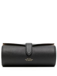 Smythson étui de montre Panama - Noir