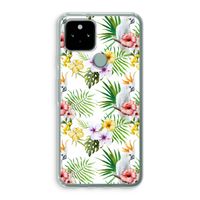 Gele kuif: Google Pixel 5 Transparant Hoesje
