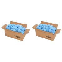Zwembadfilterbolletjes antibacterieel 1400 g polyetheen blauw