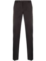 PT Torino mid-rise tapered trousers - Marron