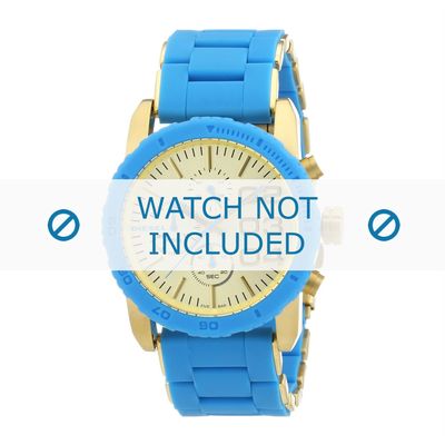 Horlogeband Diesel DZ5360 Staal Blauw 24mm