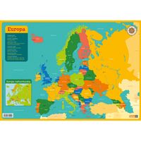 Deltas onderlegger Kaart Europa junior 43 x 30,5 cm PVC - thumbnail