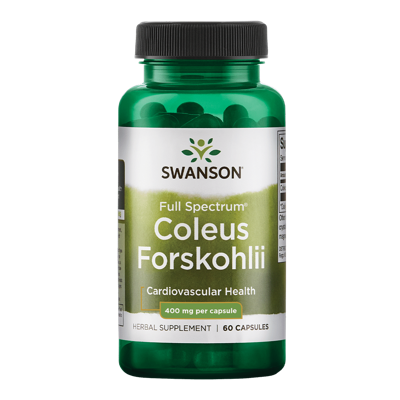 Full Spectrum Coleus Forskohlii 400mg | Swanson | 60ct