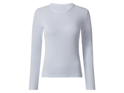 esmara Geribde dames longsleeve (Blauw, XS (32/34)) esmara Geribde dames longsleeve (Blauw, XS (32/34))