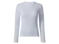 esmara Geribde dames longsleeve (Blauw, XS (32/34))