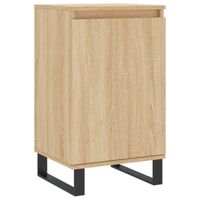 The Living Store Dressoir WM - Sonoma Eiken - 40x35x70cm - Duurzaam bewerkt hout en metaal