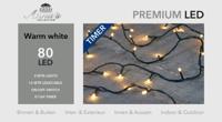 Kerstverlichting buiten 80 lampjes warm wit - Annas collection