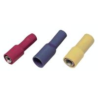 IC Geïs.r rondsteekhulzen 0,5-1mm2 steker 4mm rood