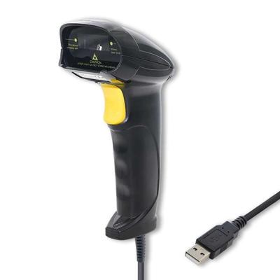 Qoltec 50876 Laserscanner 1D | USB | zwart