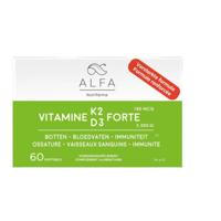 Alfa Vitamine K2 & D3 Forte Versterkte Formule 60Capsules