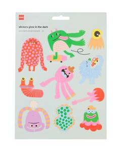 HEMA Stickers Glow In The Dark Monsters