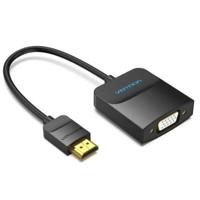 Adapter HDMI naar VGA Vention 42154 Zwart 15 cm