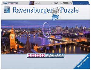 Ravensburger puzzel Panorama Londen bij nacht - 1000 stukjes